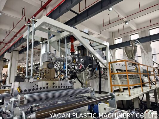 Shoe Toe Cap Composite Sheet Extruder With Nonwoven Lamination