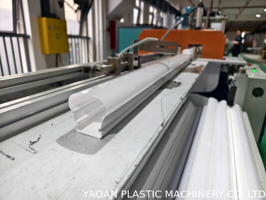 PC PMMA Lampshade Extrusion Production Line, PC LED Tube Light Extrusion Machine